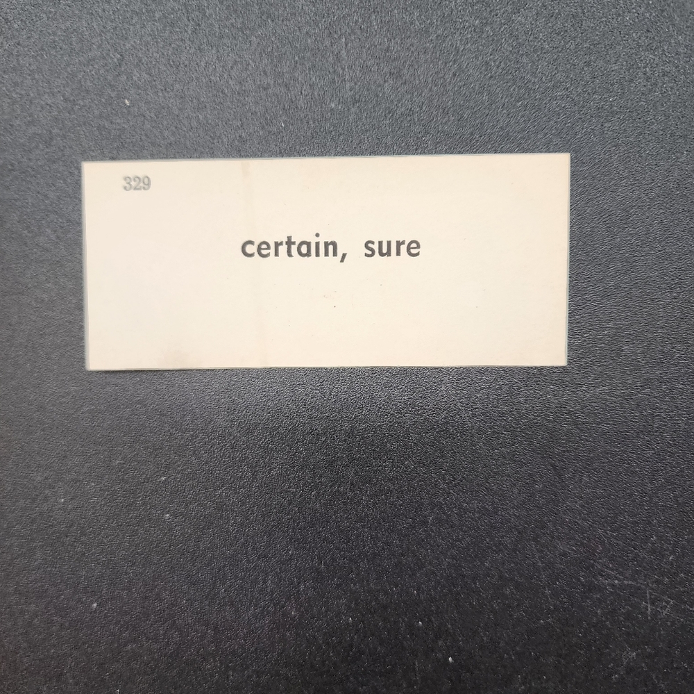 1950s German Language Self-Teacher Book and Vocabulary Cards - Picture 10 of 10